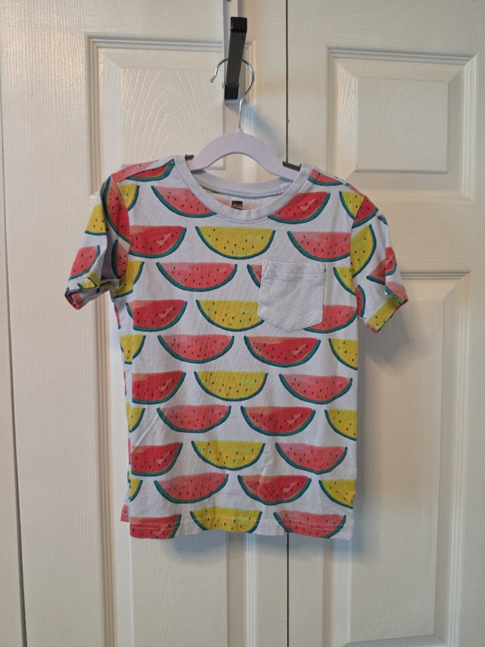 Tea Collection Watermelon Print T-Shirt — Boys 7 Years